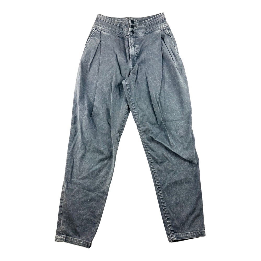 J BRAND Valen Mom Jeans Women 25 Gray Denim High Rise Tapered USA Streetwear